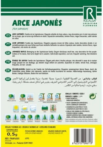 Semilla Arce Japones- Acer palmatum- — foto 2