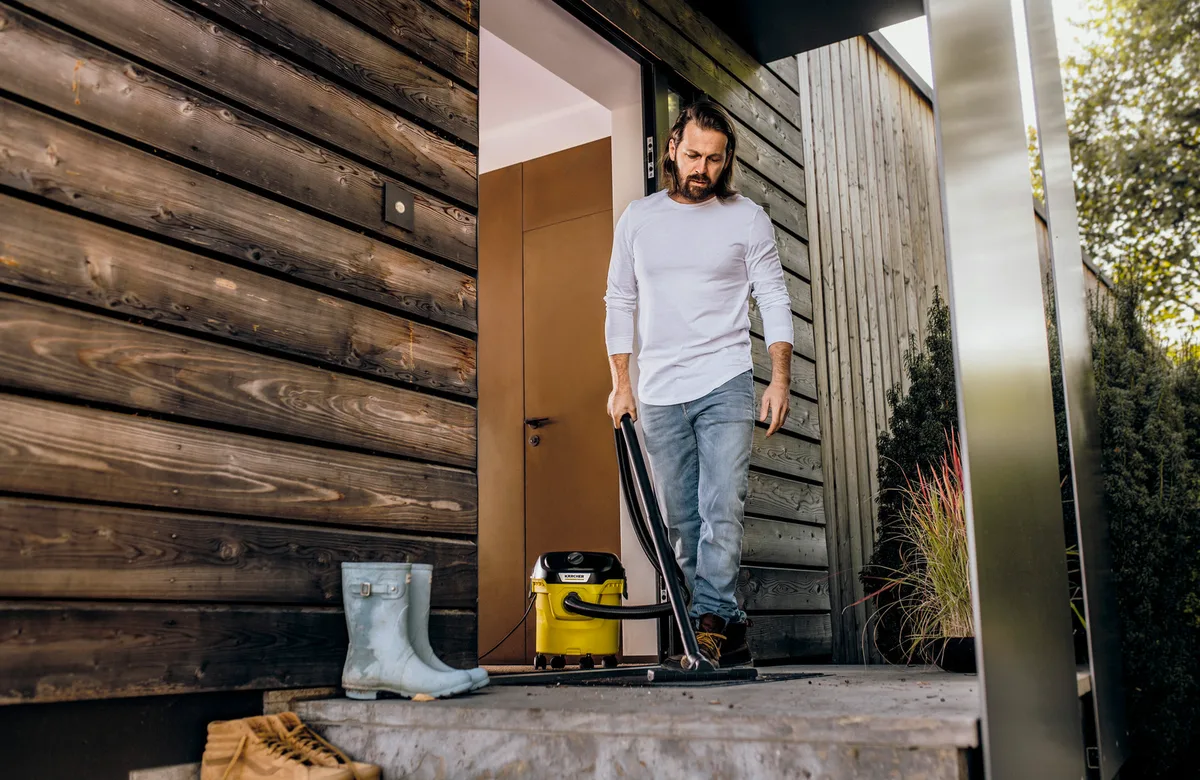 Aspirador Solido y Liquido Karcher KWD 1 W — foto 2