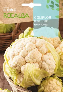 Semilla Coliflor Flora blanca