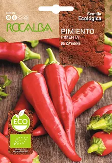 Semilla Ecologica Pimiento Cayena