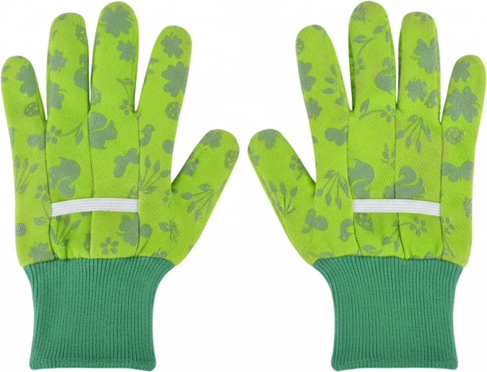 Guantes Jardin Niños Verde