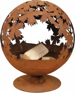 Brasero Bola de Fuego Hojas