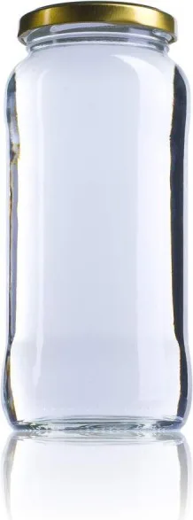 Tarro Cristal con Tapa 1kg Alto V720
