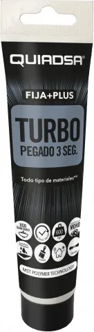 Adhesivo Fija Plus Turbo 150 ml Blanco