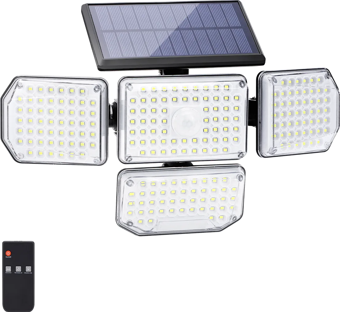 Foco Solar Led Exterior con Sensor de Movimiento