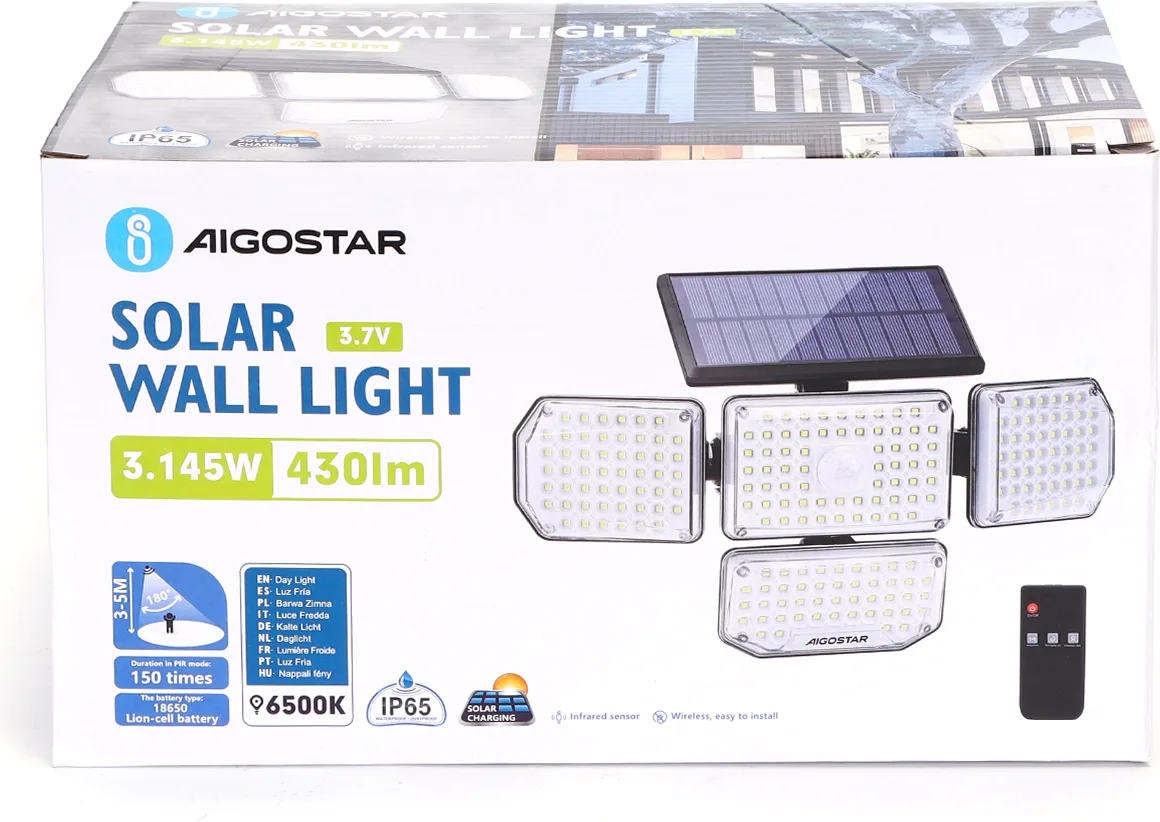 Foco Solar Led Exterior con Sensor de Movimiento — foto 3