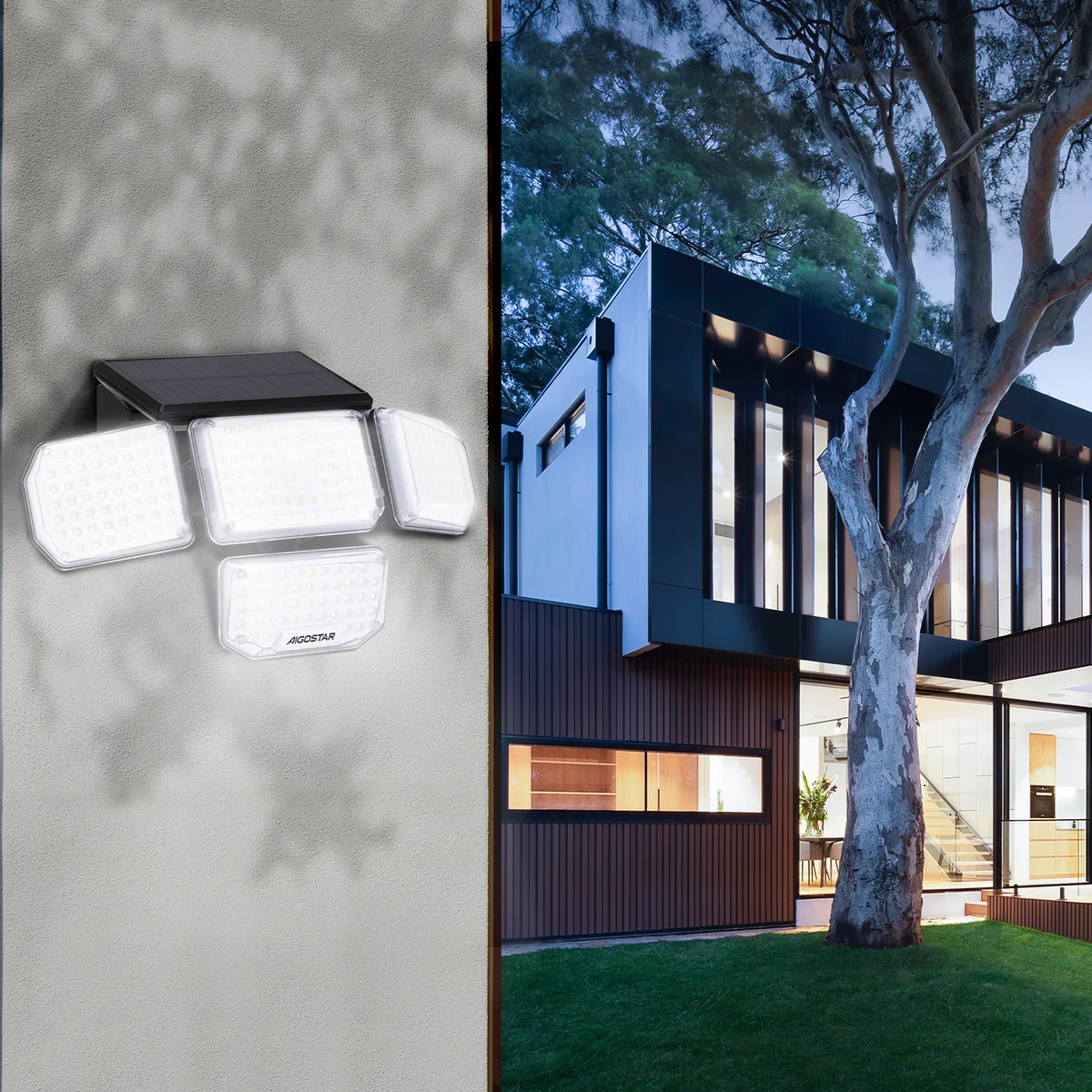Foco Solar Led Exterior con Sensor de Movimiento — foto 4