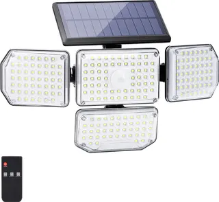 Foco Solar Led Exterior con Sensor de Movimiento
