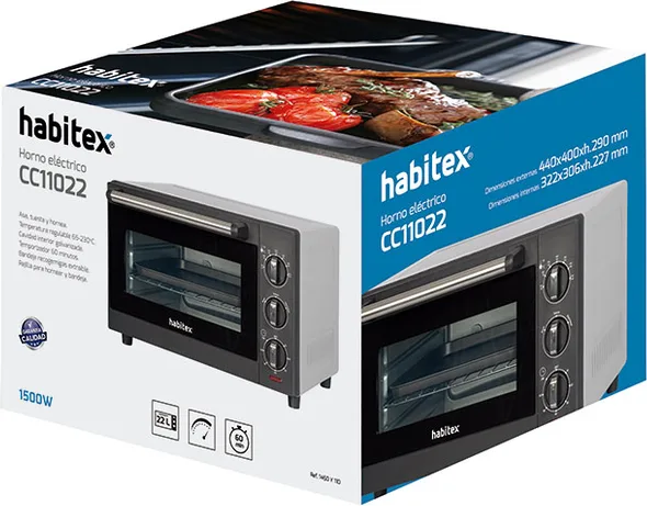 Horno Electrico 22L CC11022 Habitex — foto 3