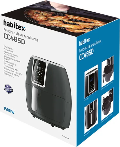 Freidora de aire Habitex CC485D 1300/1500W 3,7 L — foto 4