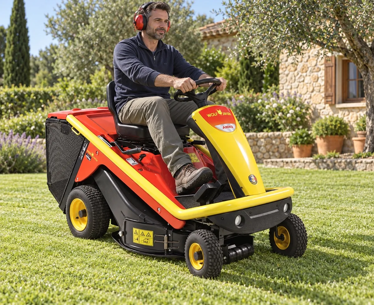 Tractor Cortacesped Outils Wolf  A80K3 — foto 3