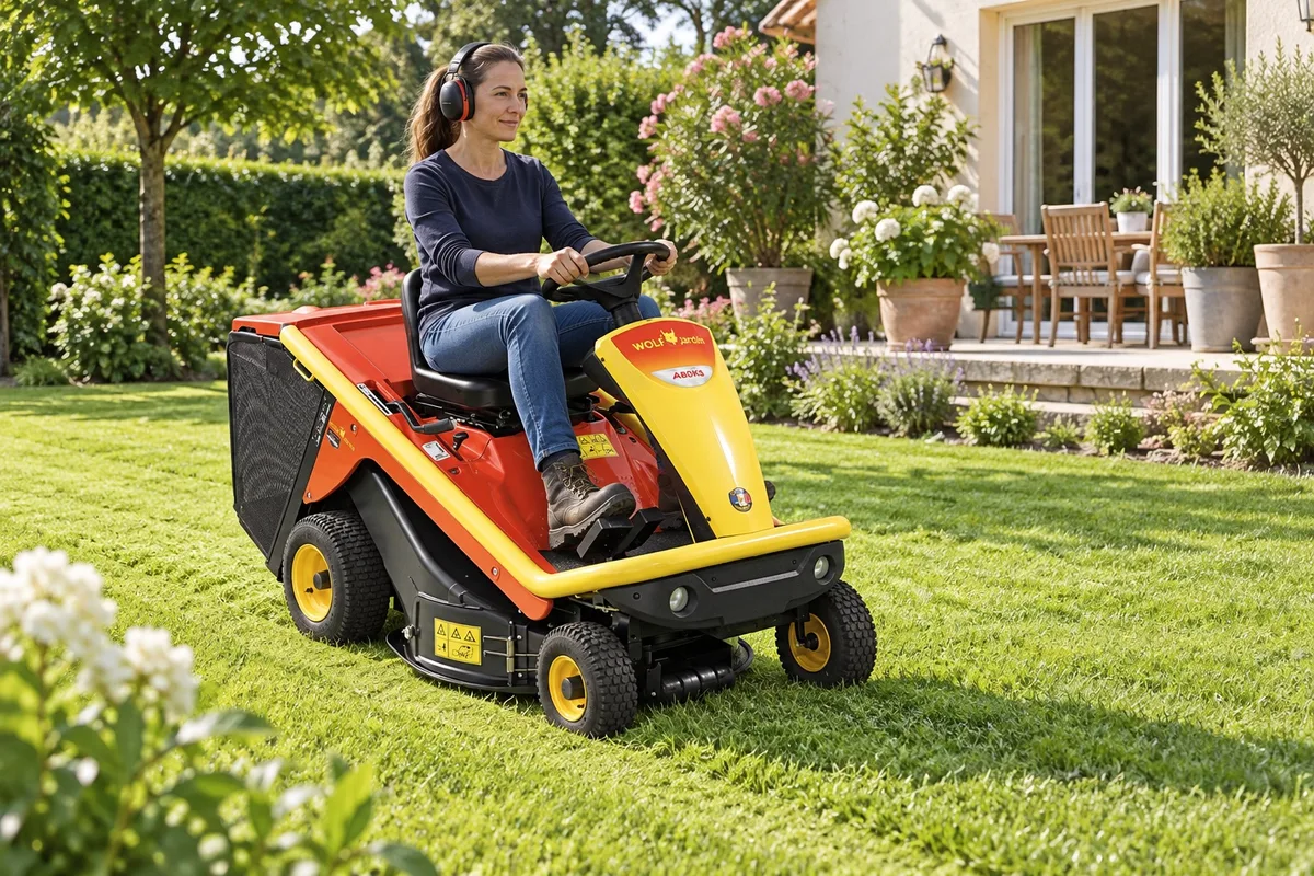 Tractor Cortacesped Outils Wolf  A80K3 — foto 4