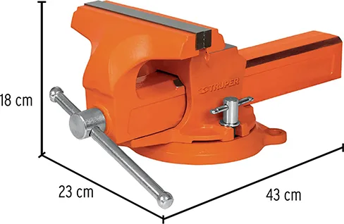Tornillo de Banco Hierro 20 cm Truper — foto 2