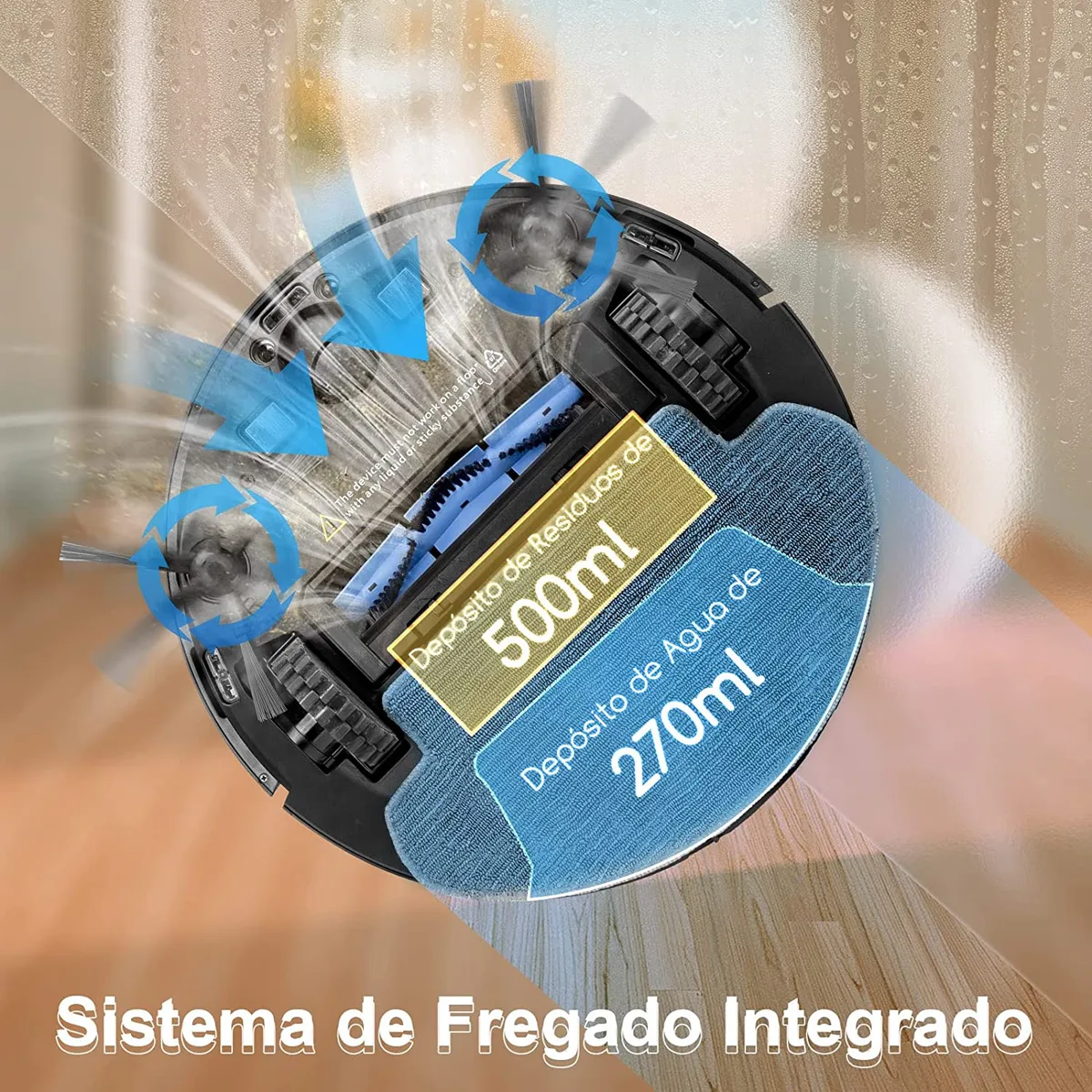 Robot Aspirador y Friegasuelos Laser Aigostar — foto 3