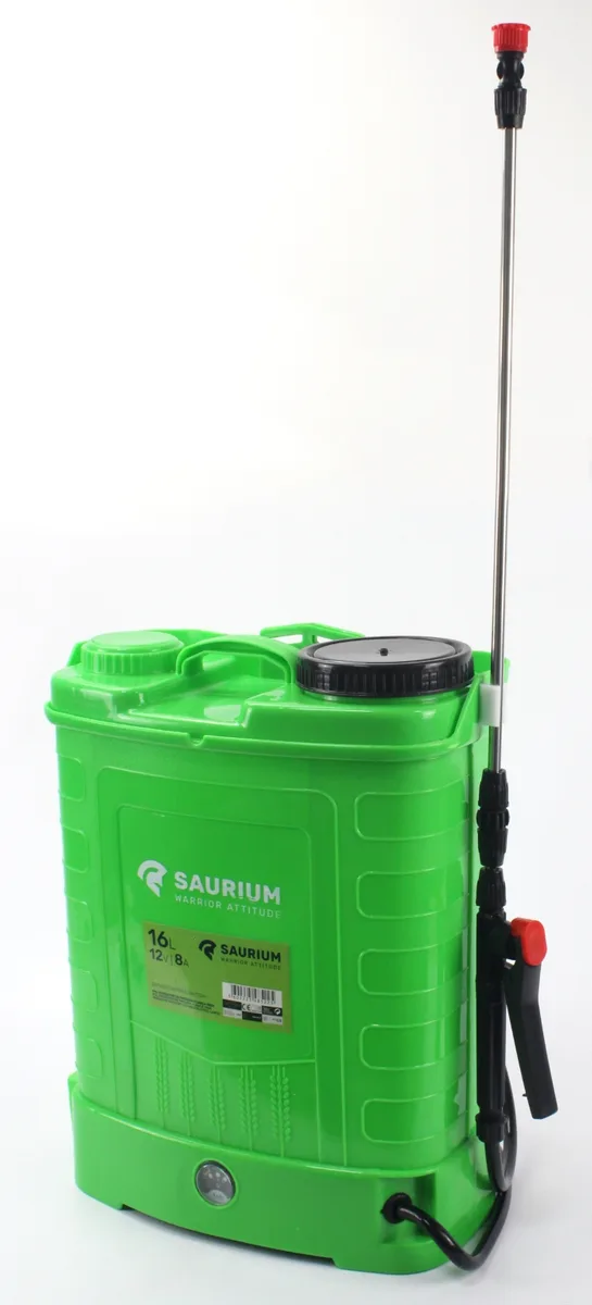 Saurium Pulverizador 16l con Bateria 12v 8 Amperios EXPOSICION