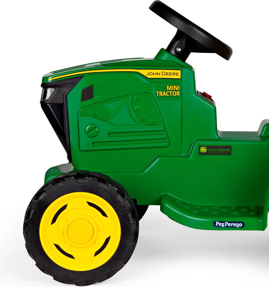 Mini Tractor Electrico John Deere 6V con remolque — foto 3
