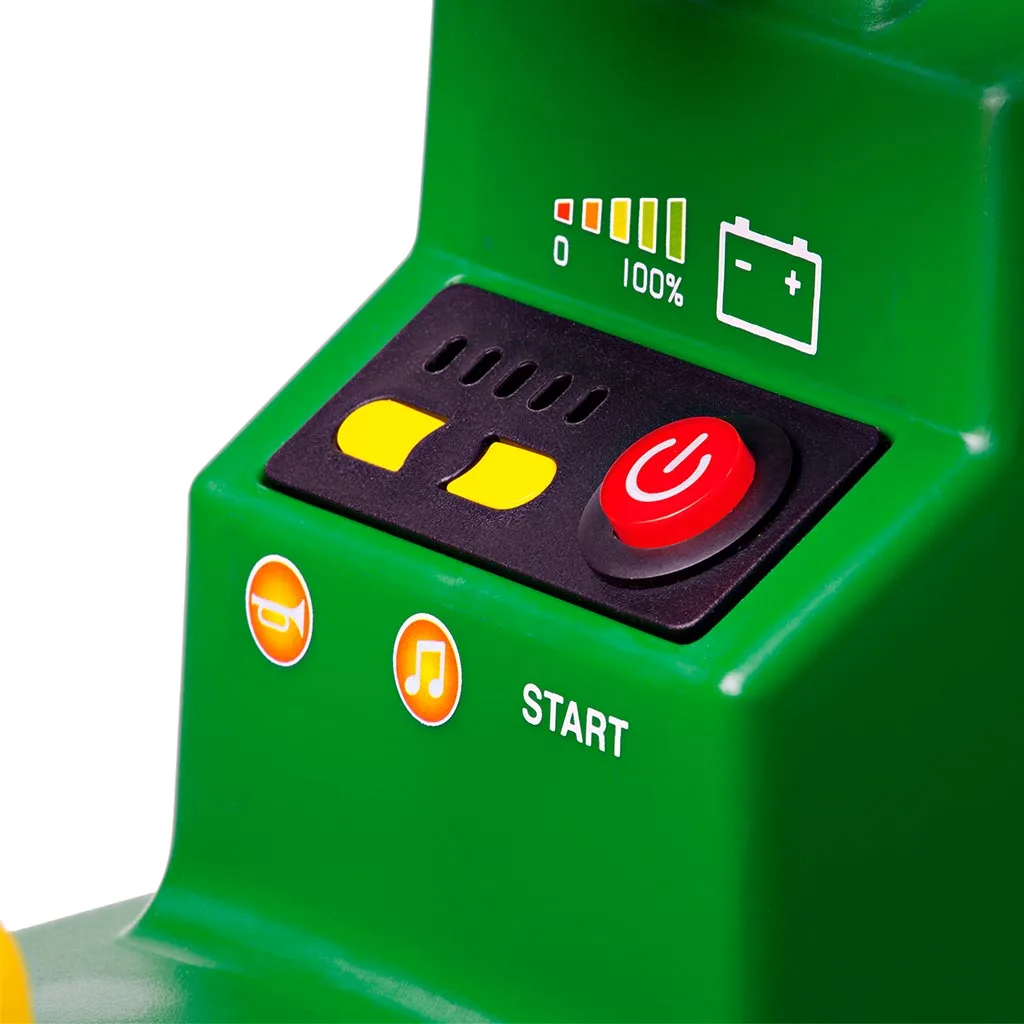 Mini Tractor Electrico John Deere 6V con remolque — foto 4