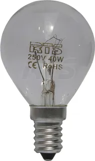 Bombilla Esferica Clara  40W