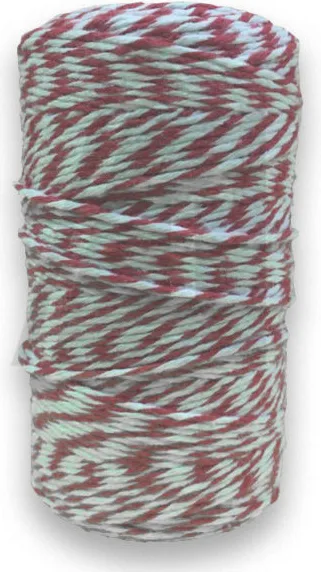 Hilo Algodon Roti Rojo y Blanco 200 gr