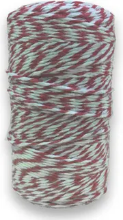 Hilo Algodon Roti Rojo y Blanco 200 gr