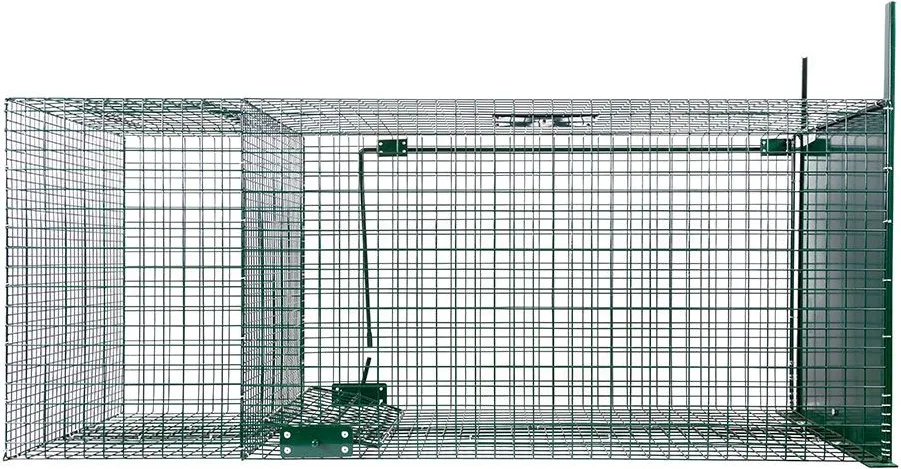 Jaula Trampa para Zorros 2 Departamentos 127x36x47 cm — foto principal