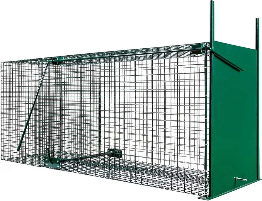 Jaula Trampa para Zorros 2 Departamentos 127x36x47 cm — foto 2