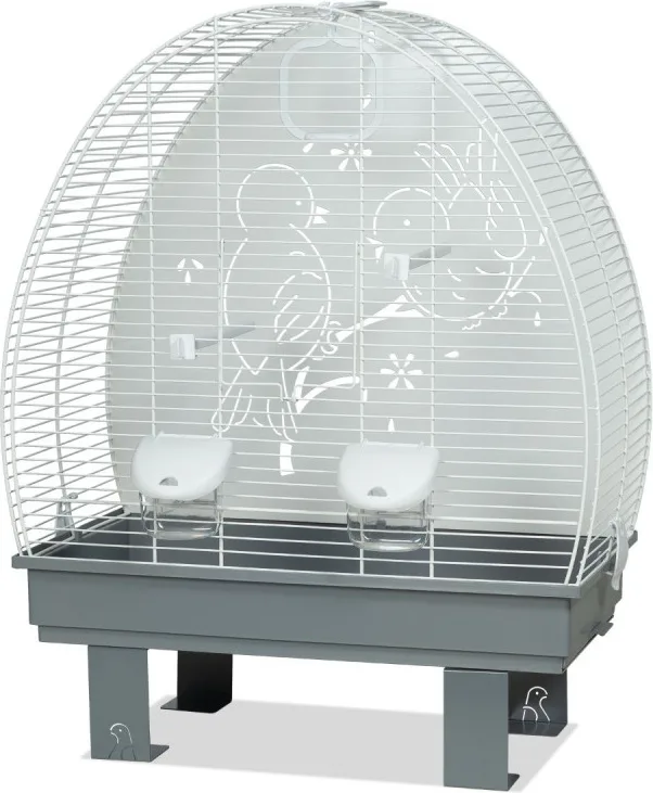 Jaula Pajaro 672 Blanca