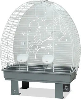 Jaula Pajaro 672 Blanca