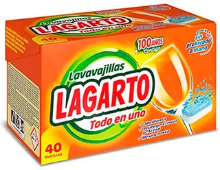 Lavavajillas Pastilla Lagarto Todo en 1 - 40 Unidades