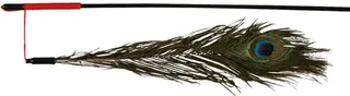 Varita de Juego con Pluma Pavo Real 47 cm
