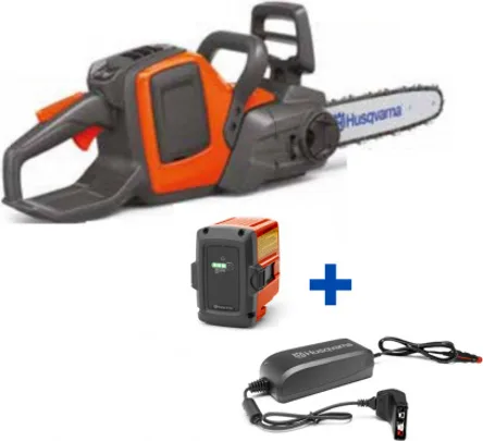 Motosierra Bateria Husqvarna 225i Kit Bateria + Cargador — foto 3