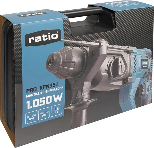 Martillo Perforador Ratio Pro XFN35J 1050W — foto 3