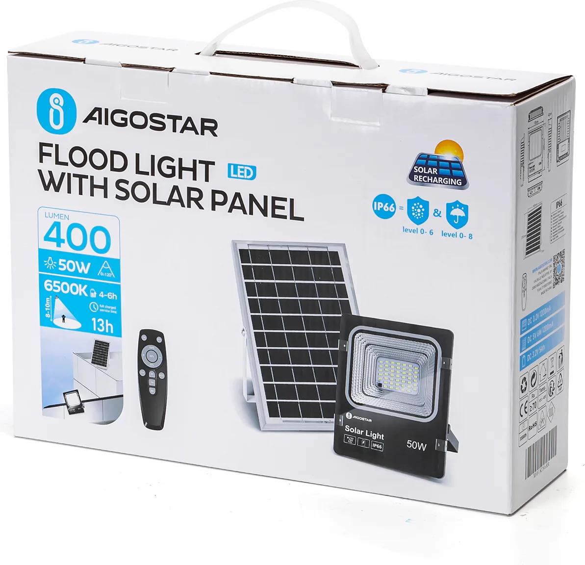 Foco Led con Panel Solar  50W — foto 3