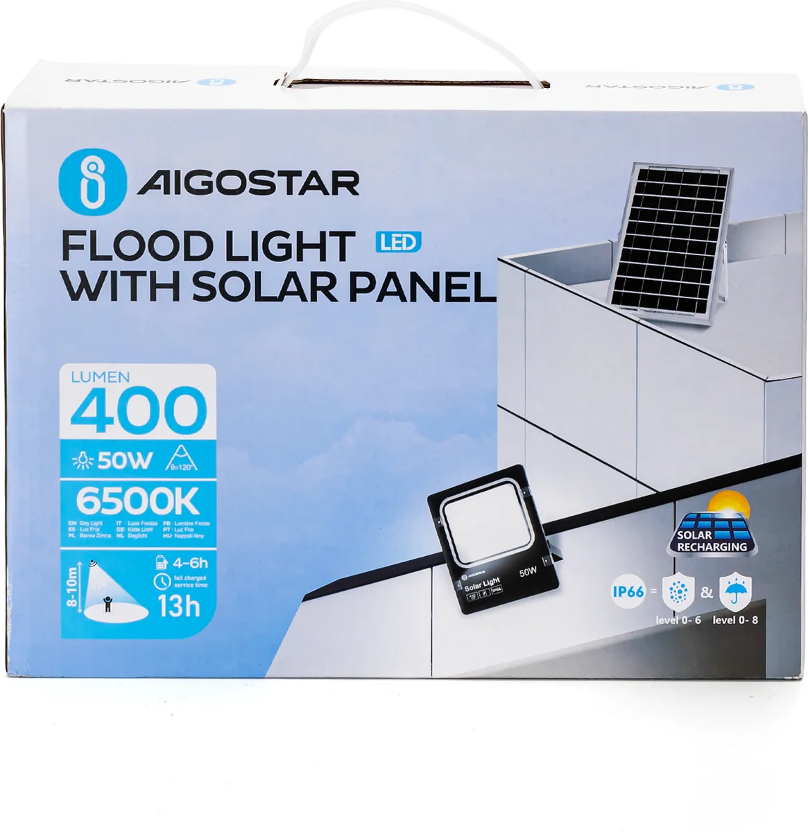 Foco Led con Panel Solar  50W — foto 4