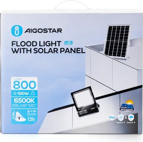 Foco Led con Panel Solar 100W — foto 8