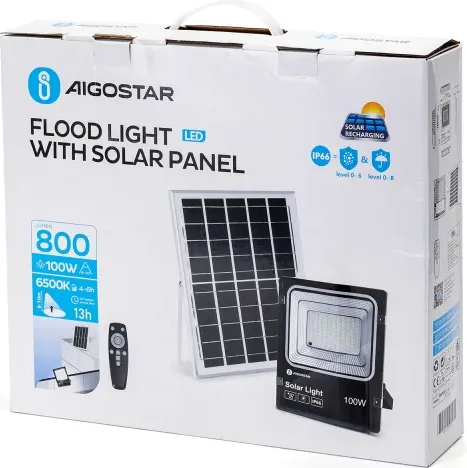 Foco Led con Panel Solar 100W — foto 7