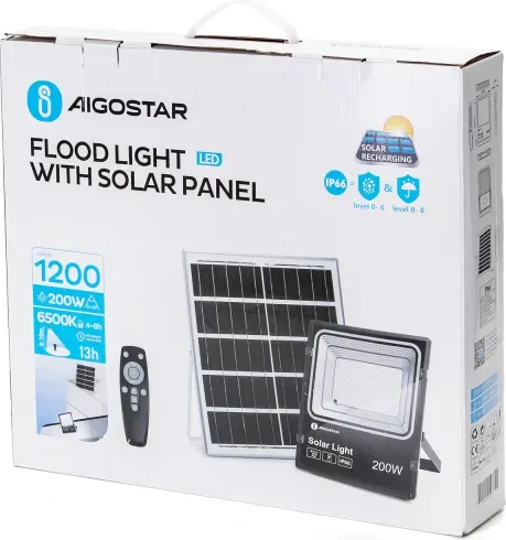 Foco Led con Panel Solar 200W — foto 8