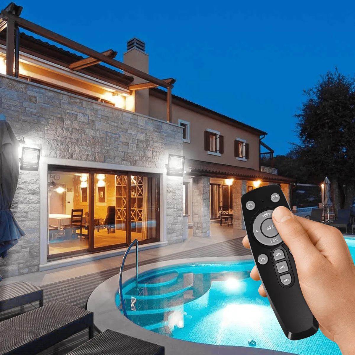 Foco Led con Panel Solar 200W — foto 5