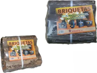 Briqueta Madera Manguenaje Ø75mm 10 Kg