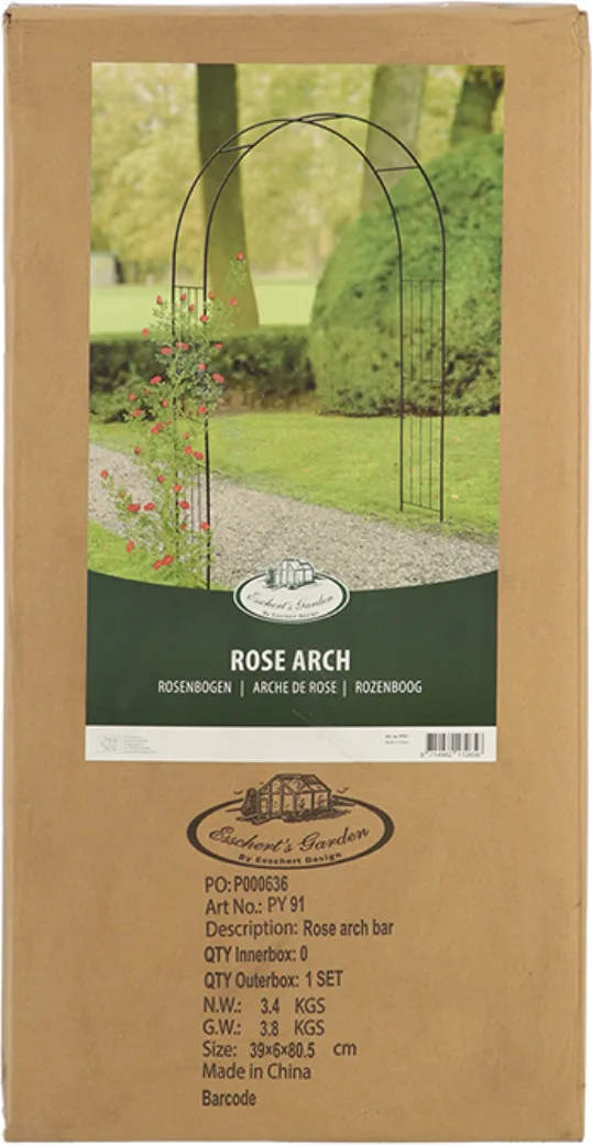 Arco rosales y plantas trepadoras Rosas Jardin con Barras — foto 4