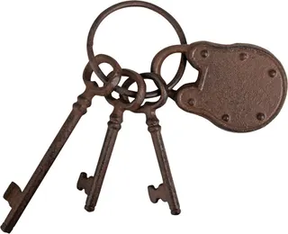 Juego Llaves Antiguas con Candado