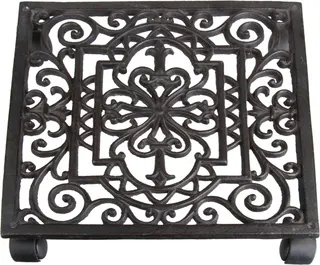 Carro Plantas Cuadrado para Interiores