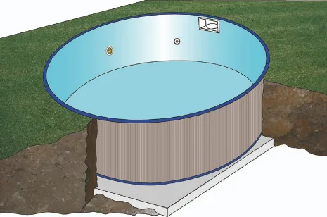 Piscina Enterrada Madagascar Redonda Ø420x150 cm — foto 6