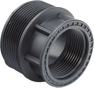 Racor Macho-Hembra Reduccion Plastico 3/4-1