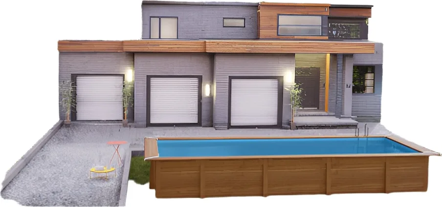 Piscina Sunbay Madera Rectangular 815x420x146 cm — foto principal