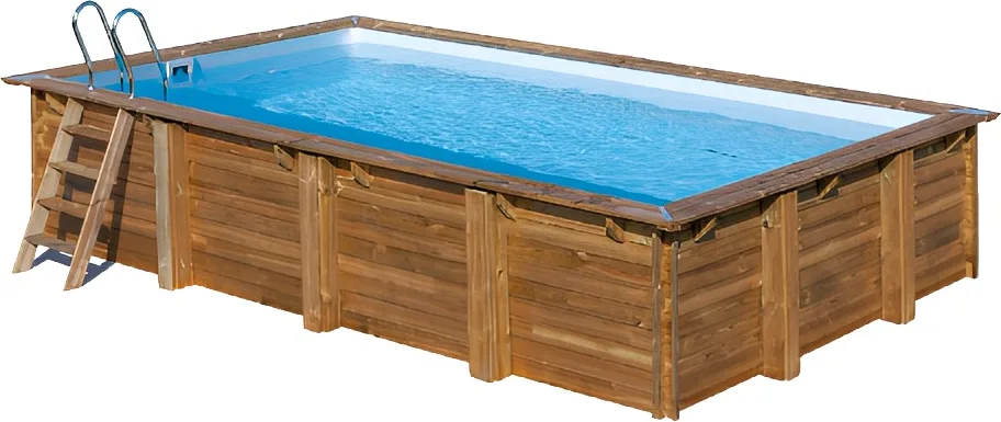 Piscina Sunbay Madera Rectangular 620x420x133 cm — foto principal