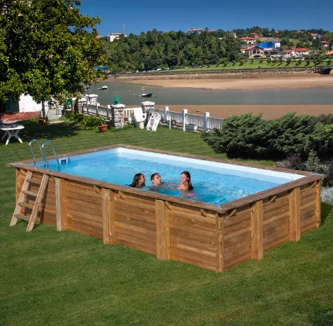 Piscina Sunbay Madera Rectangular 620x420x133 cm — foto 9