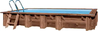 Piscina Sunbay Madera Rectangular 618x320x130 cm