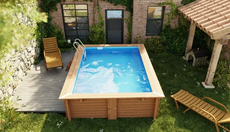 Piscina Sunbay Madera Rectangular  420x270x117 cm — foto 2