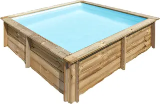 Piscina Sunbay Madera Cuadrada 225x225x68 cm